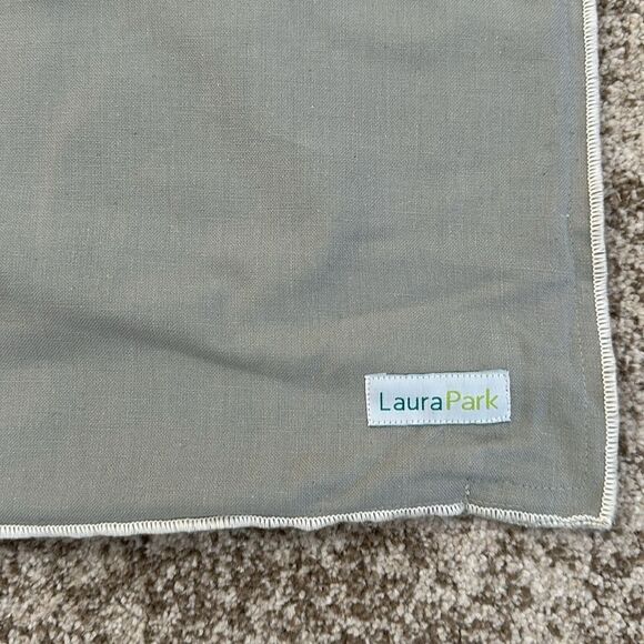 Laura Park Cotton Throw Pillow Cover 22”x22” - Picture 2 of 5